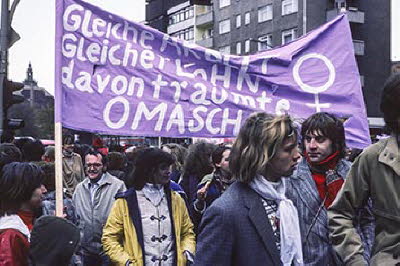 Demonstrantinnen in Schöneberg (1979)
