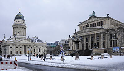 Gendarmenmarkt  im Schnee (2010)