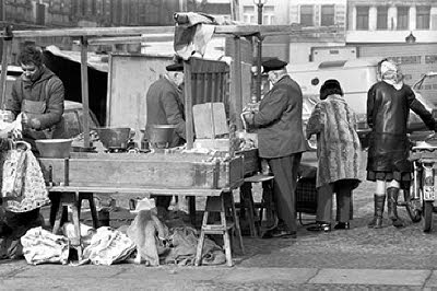 Kartoffelstand am Klausenerplatz (1976)