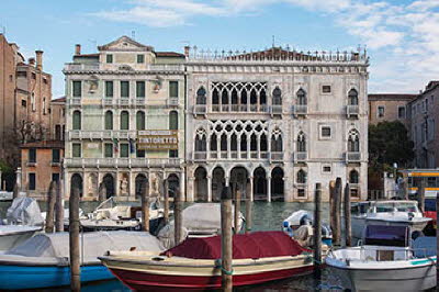 Venedig Casa d'Doro vom Fischmarkt