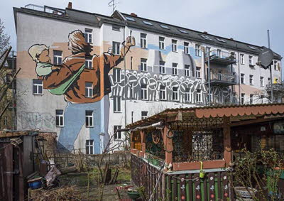 Wandbild in der Bülowstraße (2018)